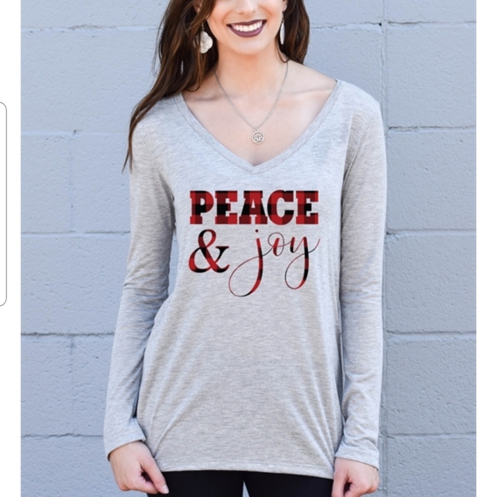 Peace and joy shirt